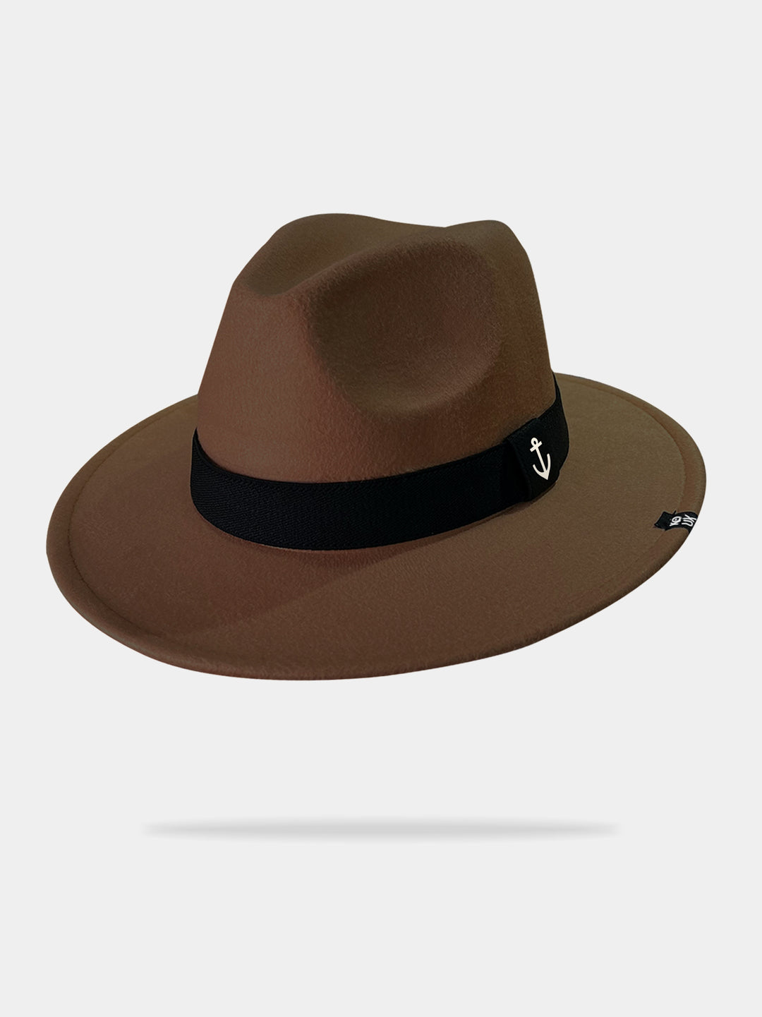 Chapéu Fedora Panamá Marrom Escuro