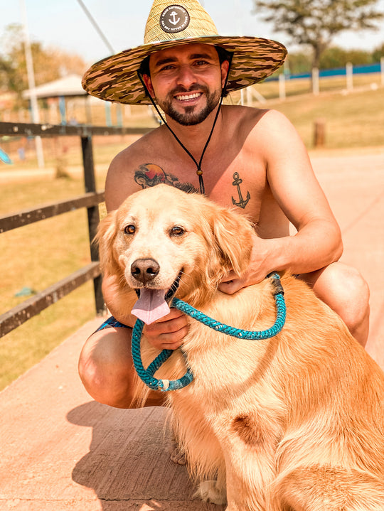 Chapéu de Palha Premium Camuflado