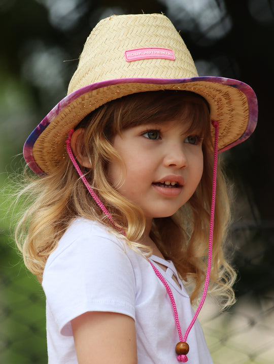 Chapéu de Palha Kids Tie Dry