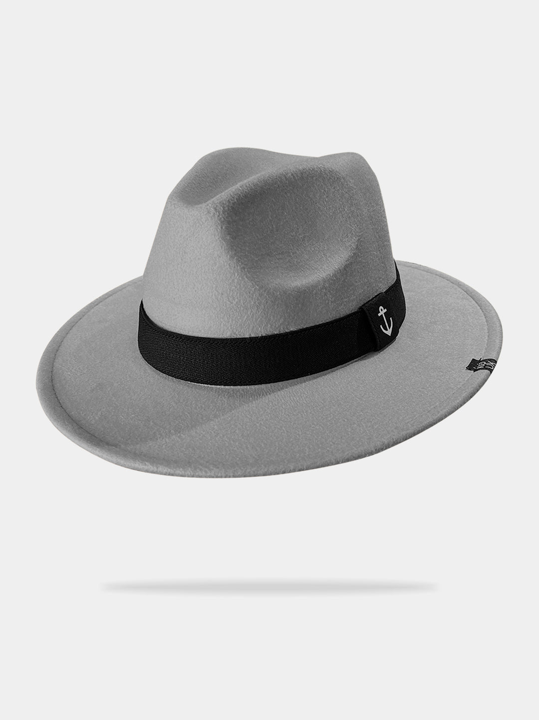 Chapéu Fedora Panamá Cinza