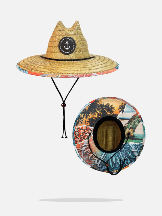 Chapéu Moda Praia Masculina Bambu Modelo Importado Kouk Authentic