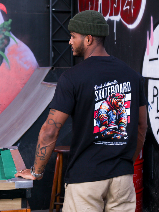 Camiseta Oversized Fit Skateboard