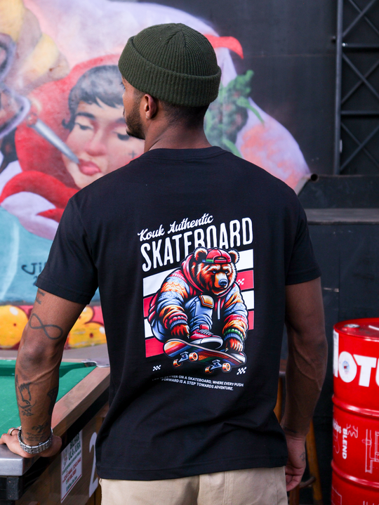 Camiseta Oversized Fit Skateboard