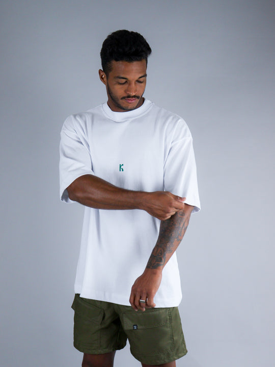 Camiseta Oversized Kouk Nature Branco