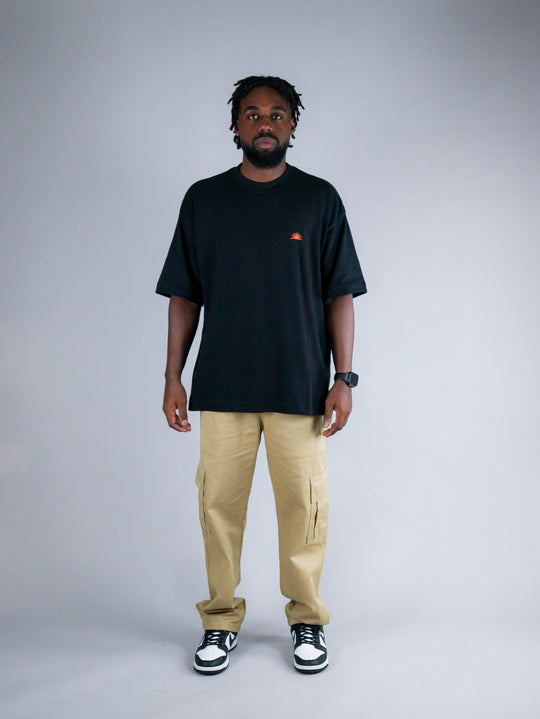 Camiseta Oversized Sunshine Preto