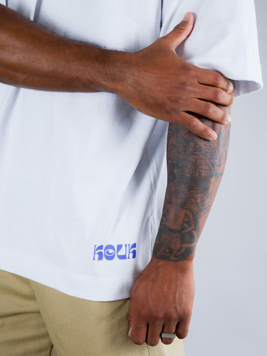 Camiseta Oversized Kouk Moon Branco