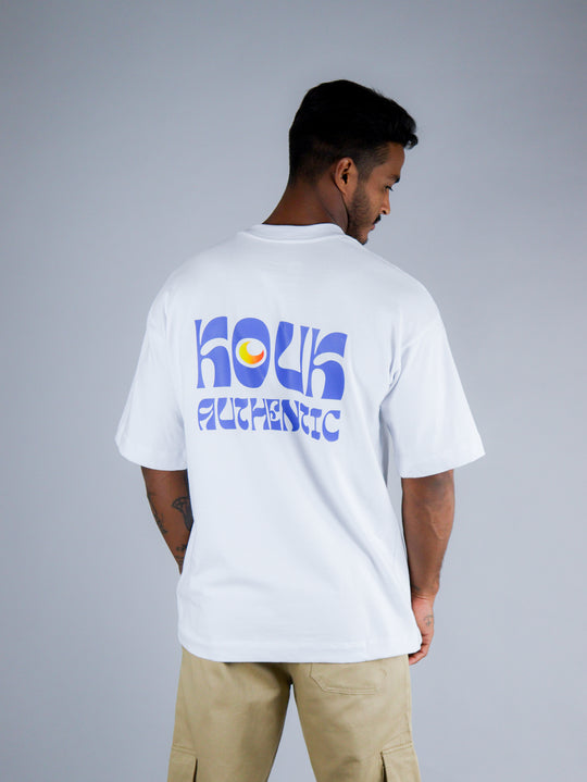 Camiseta Oversized Kouk Moon Branco
