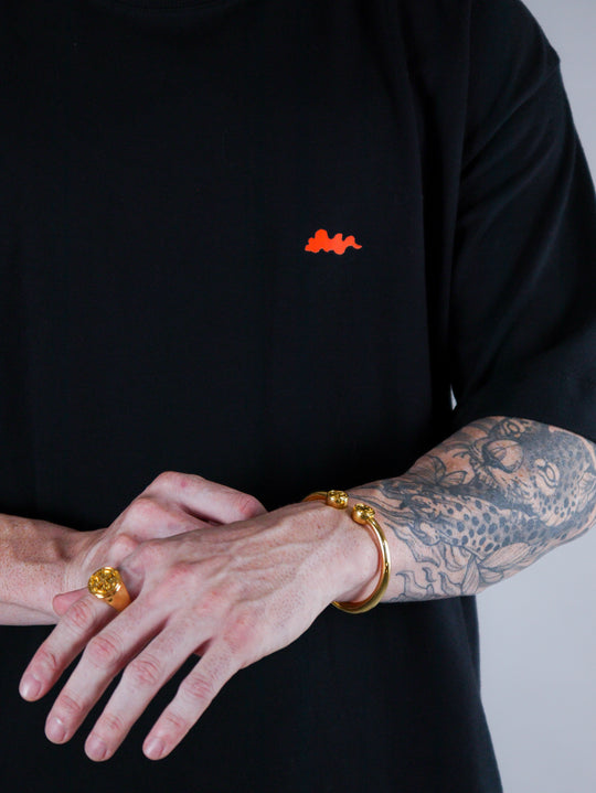 Camiseta Oversized Vulcanism Preto