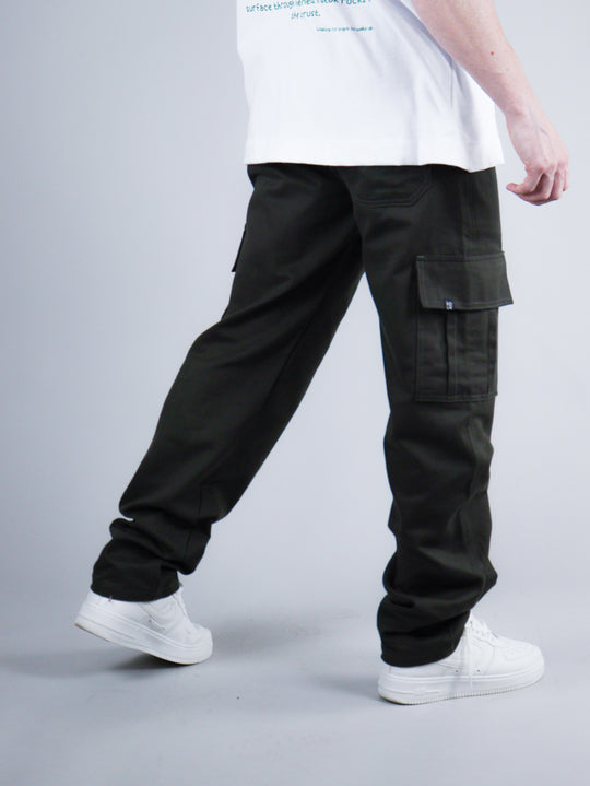 Calça Cargo Line Verde Musgo