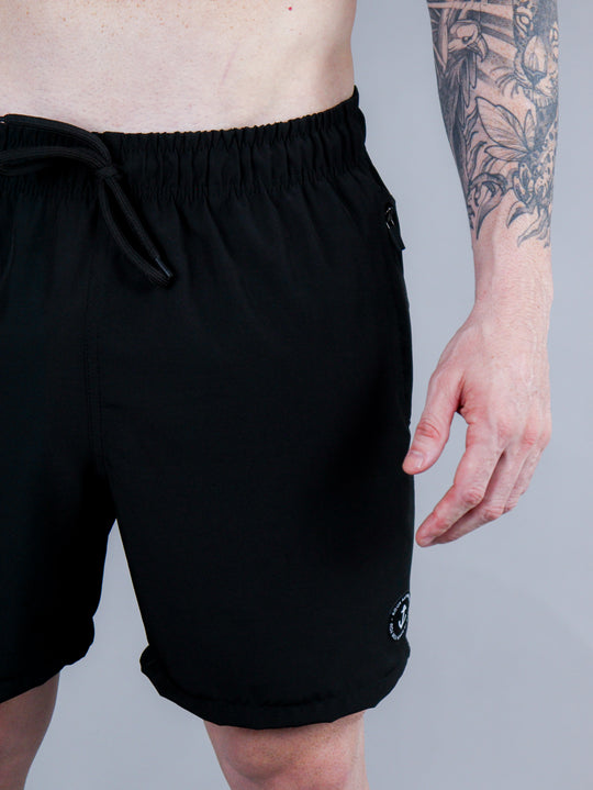 Shorts Sport Elastano Preto