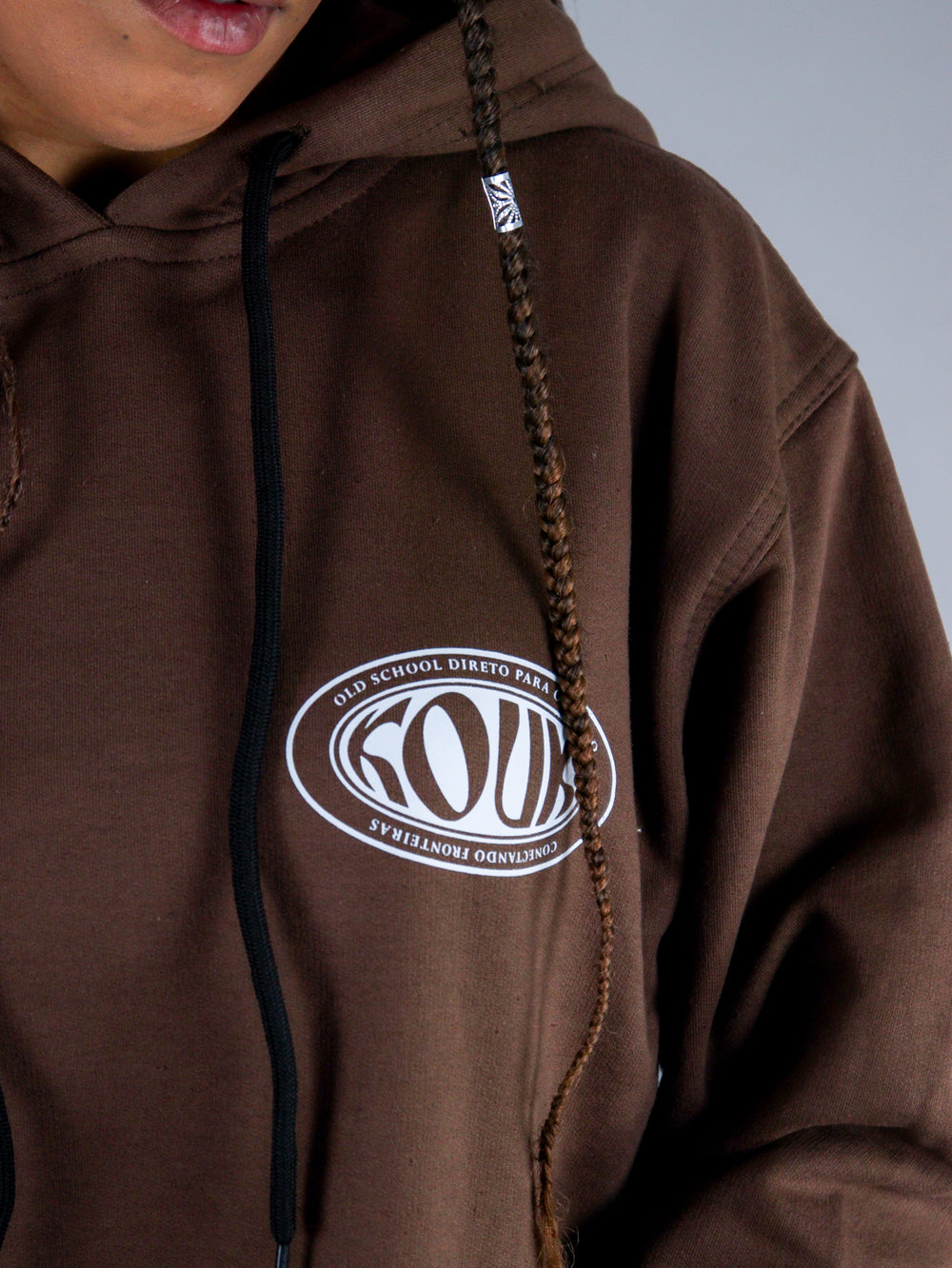 Blusa de Moletom Old School Marrom