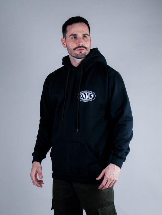 Blusa de Moletom Old School Preto