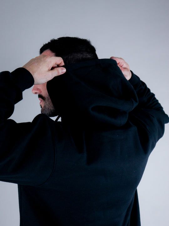 Blusa de Moletom Old School Preto