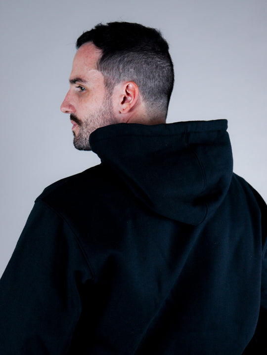 Blusa de Moletom Old School Preto