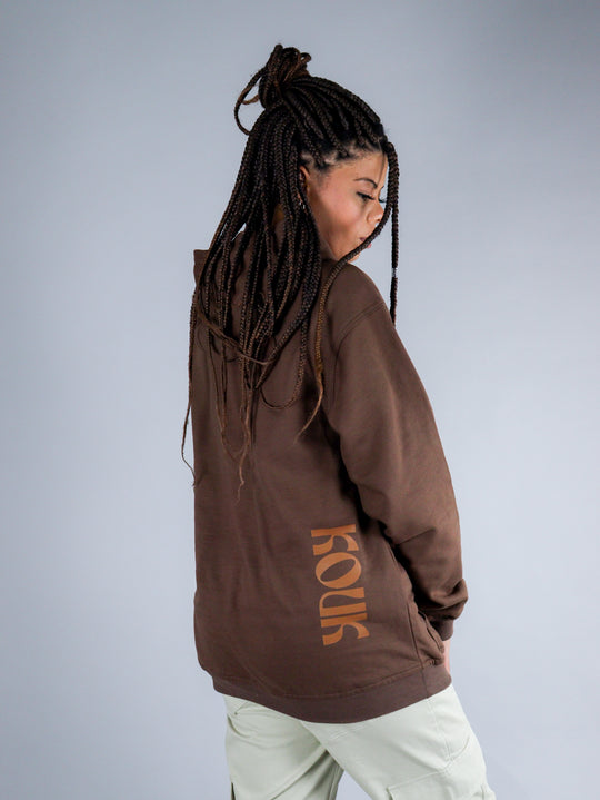 Blusa de Moletom Nature Marrom