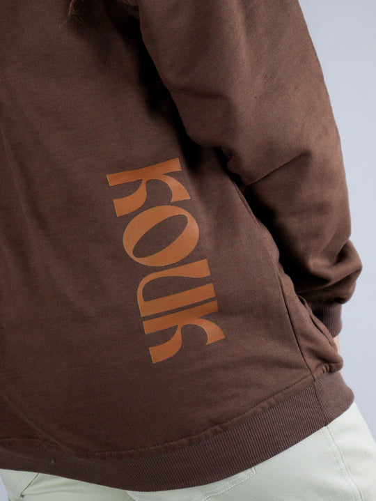 Blusa de Moletom Nature Marrom