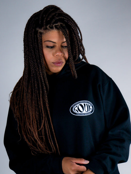 Blusa de Moletom Old School Preto