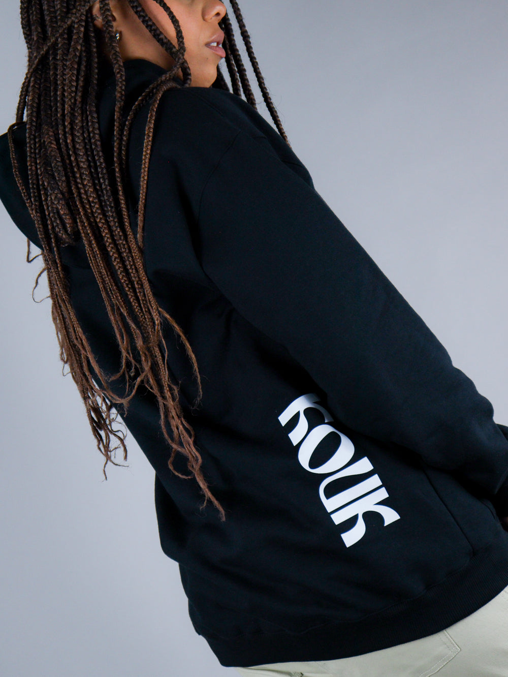 Blusa de Moletom Nature Preto