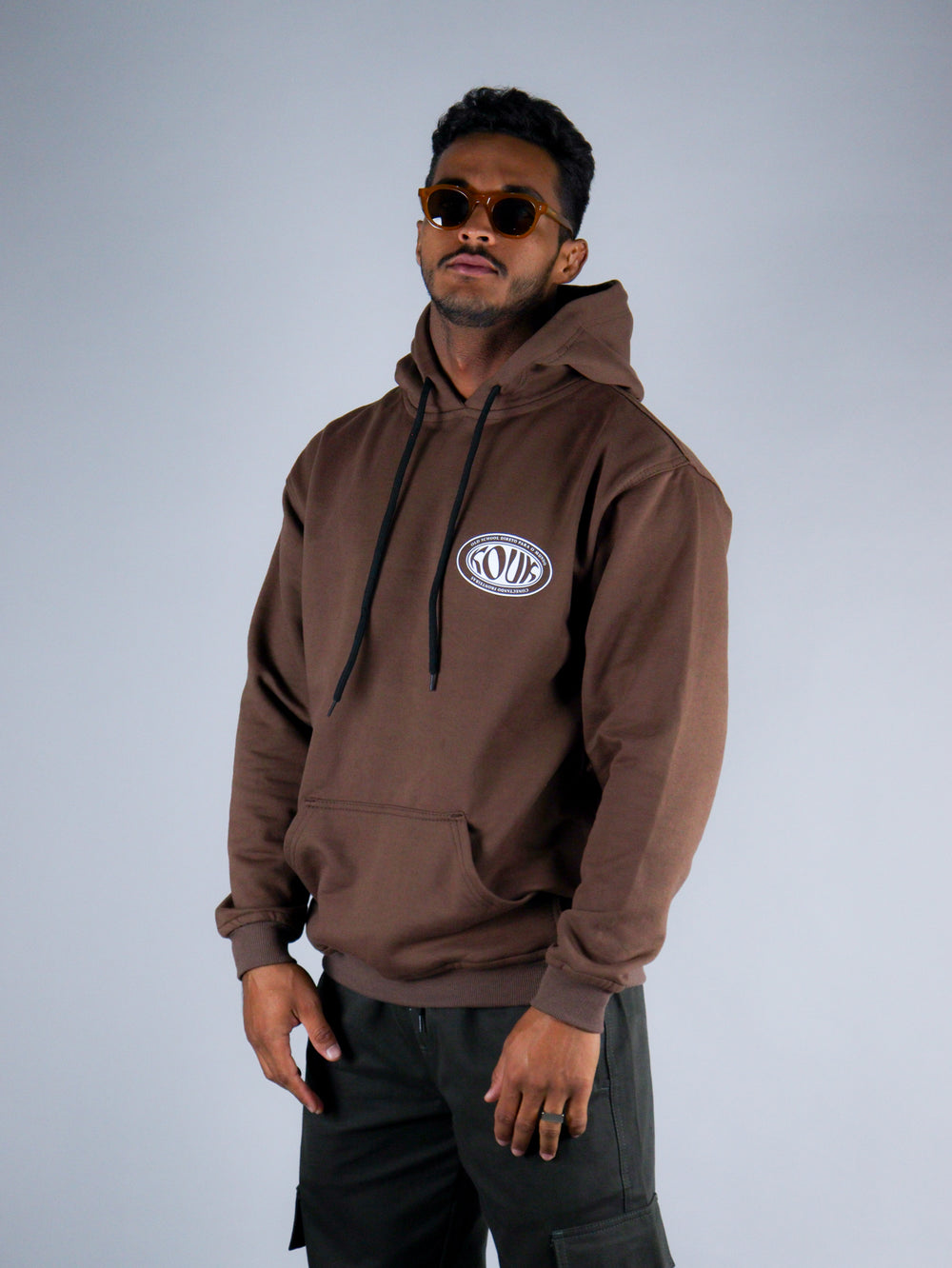 Blusa de Moletom Old School Marrom