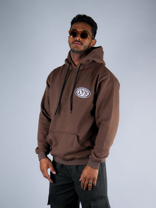 Blusa de Moletom Old School Marrom