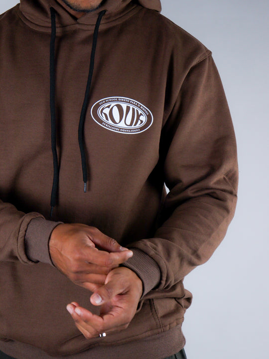 Blusa de Moletom Old School Marrom