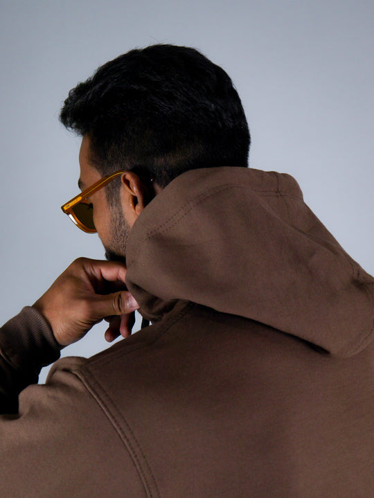 Blusa de Moletom Old School Marrom