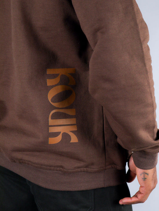 Blusa de Moletom Nature Marrom