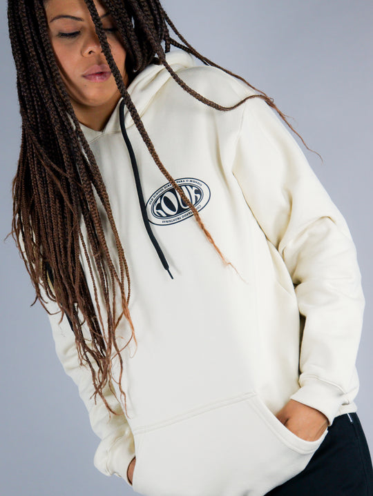 Blusa de Moletom Old School Bege