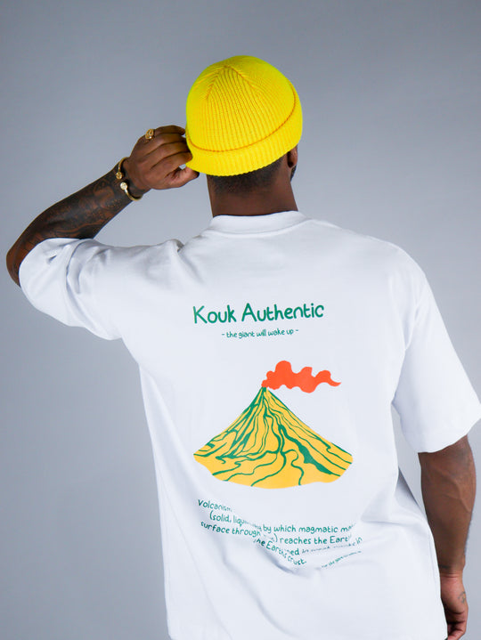 Camiseta Oversized Vulcanism Branco