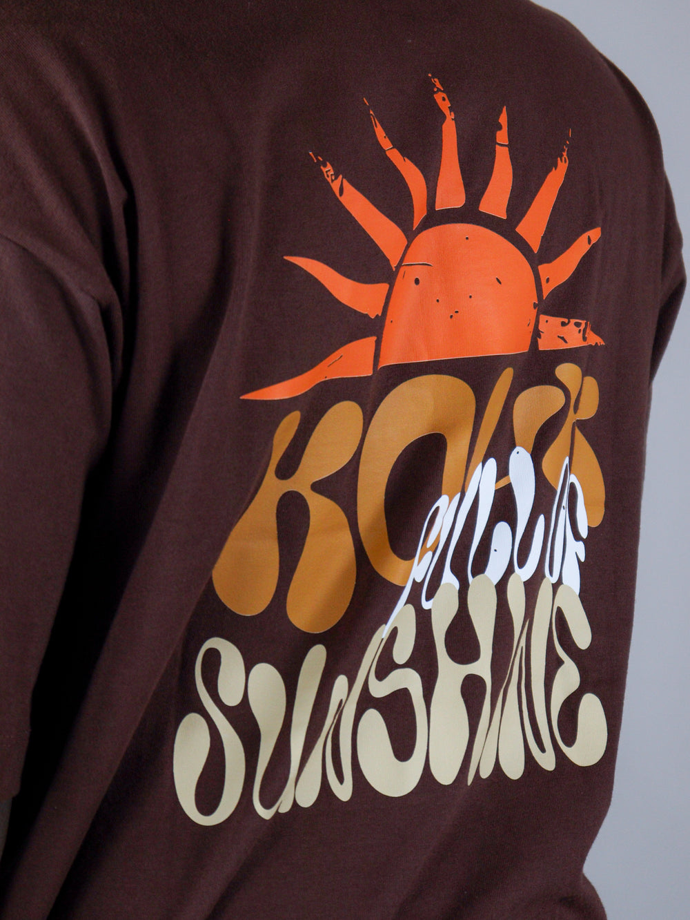 Camiseta Oversized Sunshine Marrom