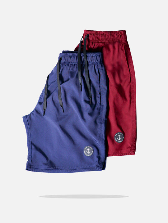 Kit Shorts de Praia Tactel com Elastano Leve e Confortável Kouk Authentic