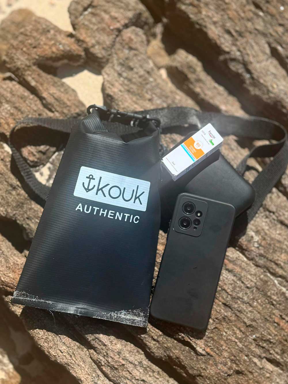 Saco Estanque 2 Litros Preto (Bolsa Impermeável) Praia Piscina