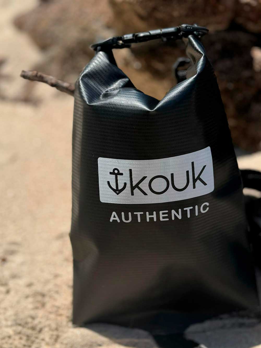 Saco Estanque 2 Litros Preto (Bolsa Impermeável) Stand up Praia Piscina Verão