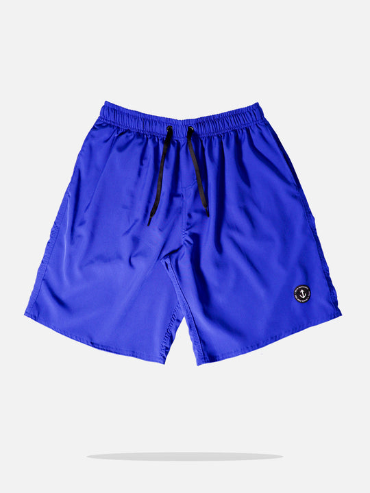 Shorts Summer Praia Azul Royal Tactel com Elastano Praiano Piscina Kouk Authentic