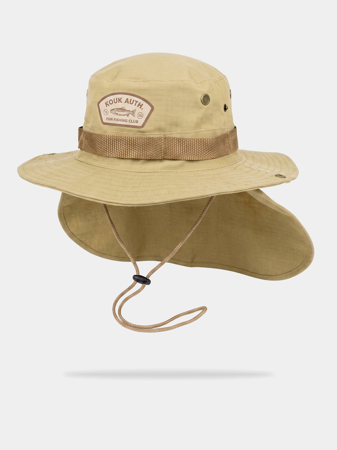 Bucket Pescador com Proteção de Nuca - Cáqui