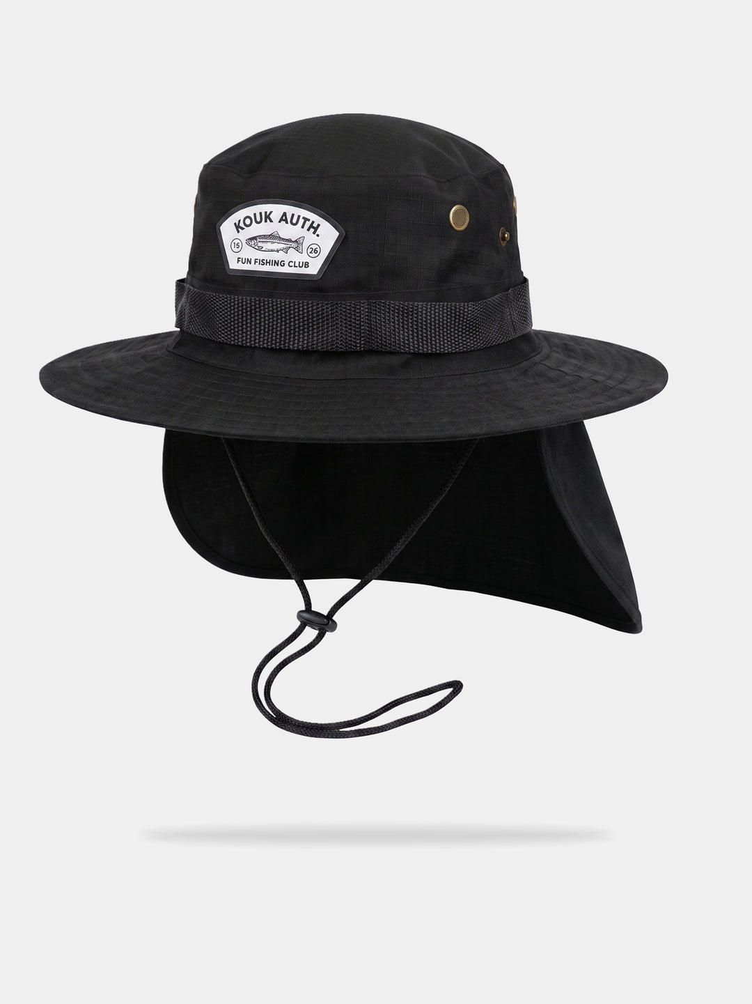 Bucket Pescador com Proteção de Nuca - Preto