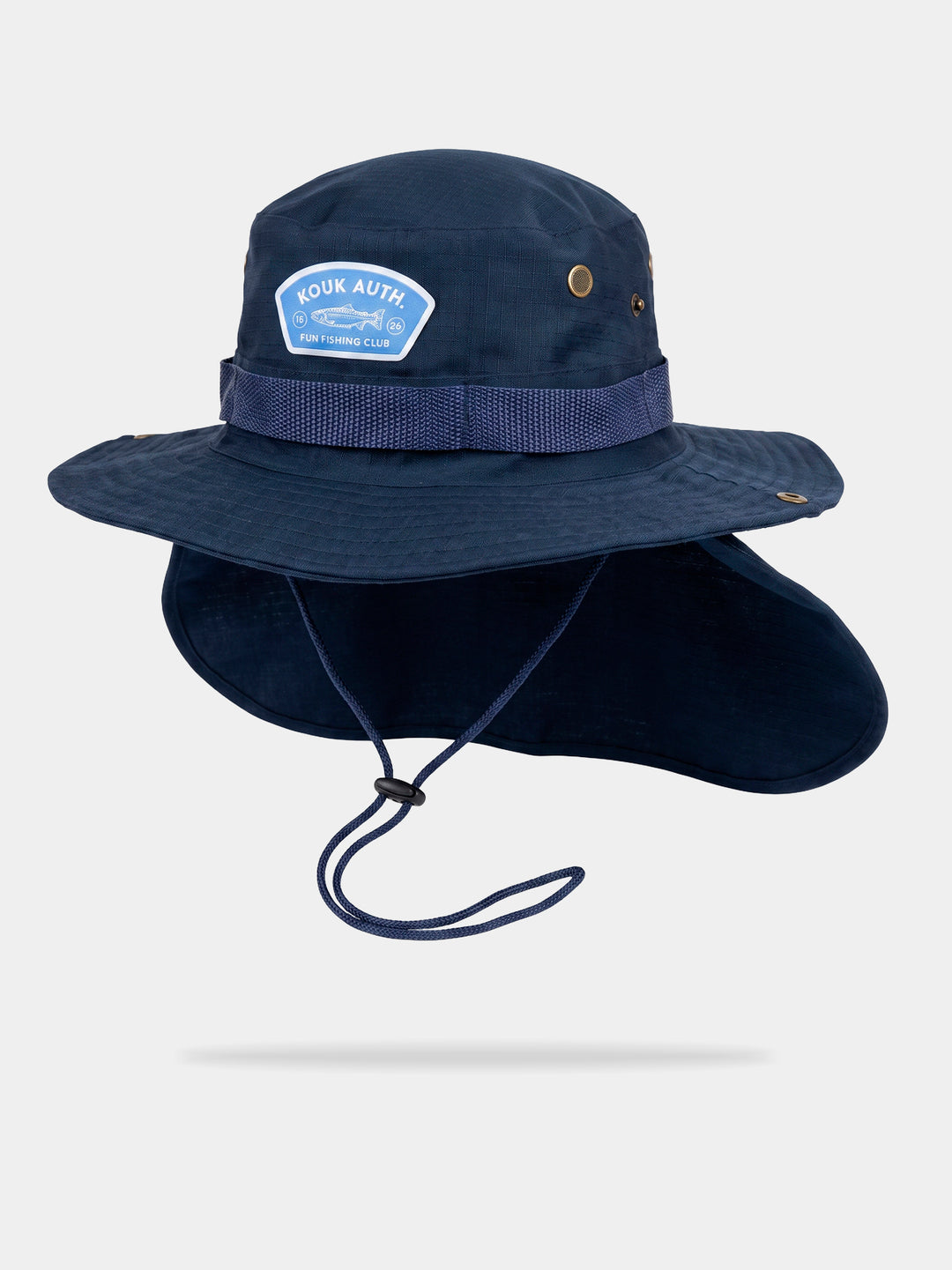 Bucket Pescador com Proteção de Nuca - Azul Marinho