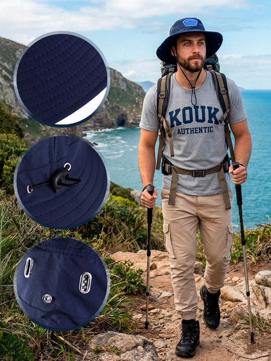 Bucket Pescador Redondo - Azul Marinho