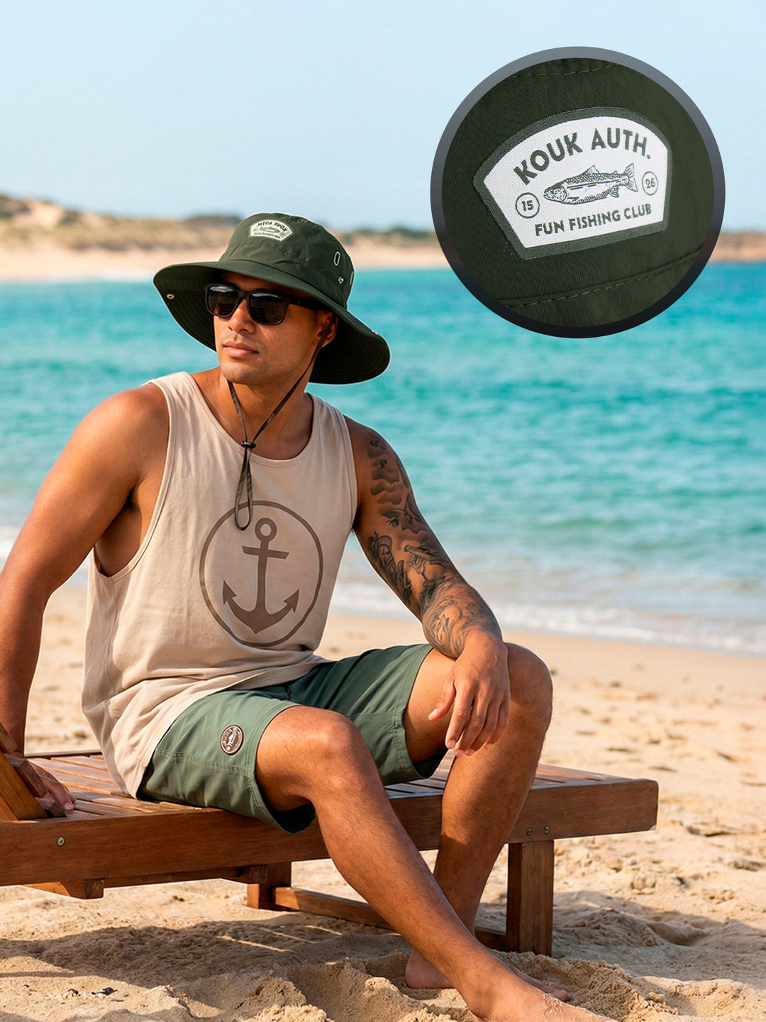 Bucket Pescador Redondo - Verde Musgo