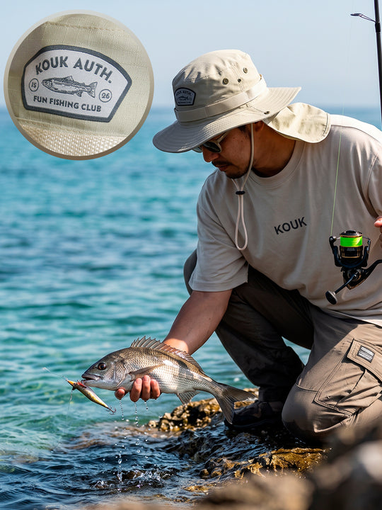 Bucket Pescador com Proteção de Nuca - Gelo