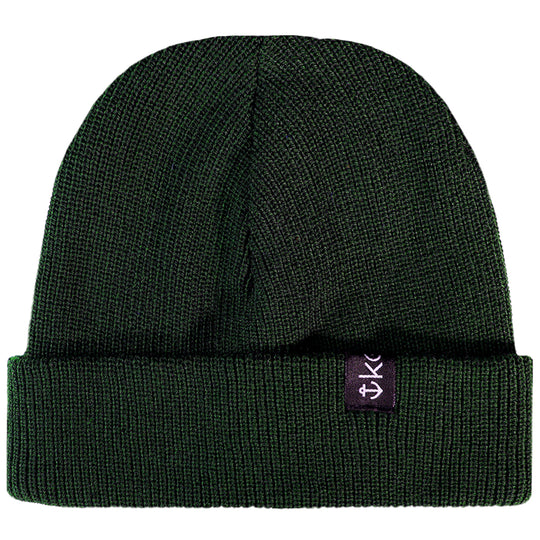 Gorro Lenhador Canelado Verde Musgo
