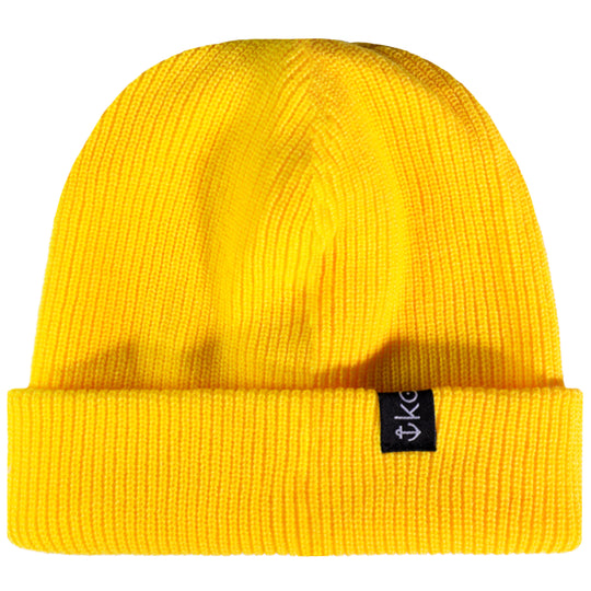 Gorro Lenhador Canelado Amarelo