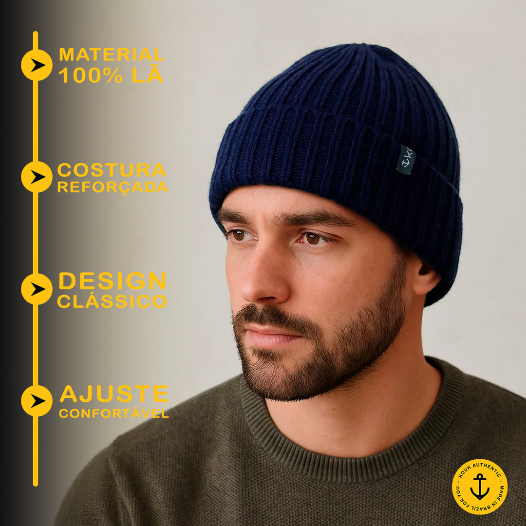 Gorro Americano Azul Marinho