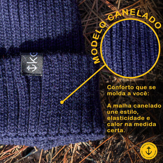 Gorro Americano Azul Marinho