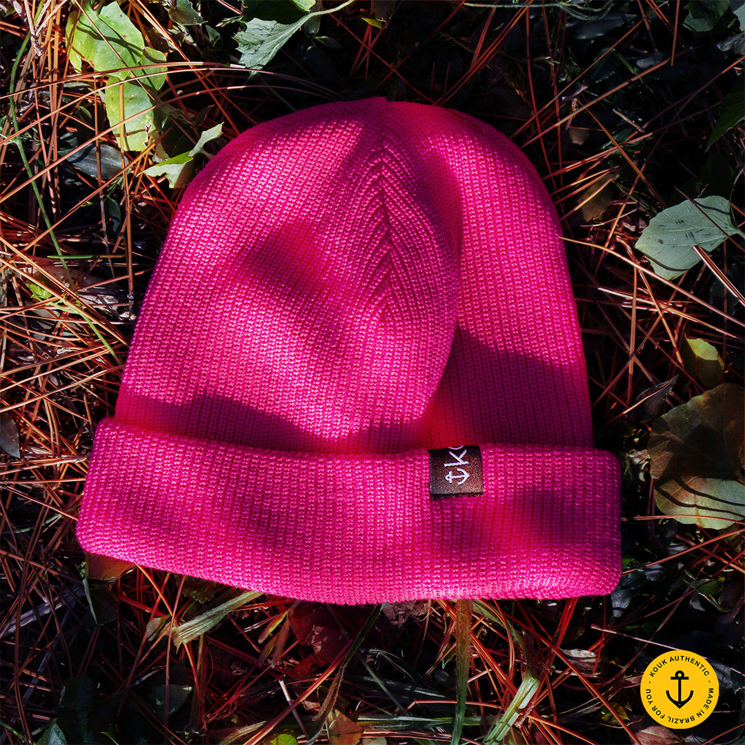 Gorro Lenhador Canelado Rosa Pink