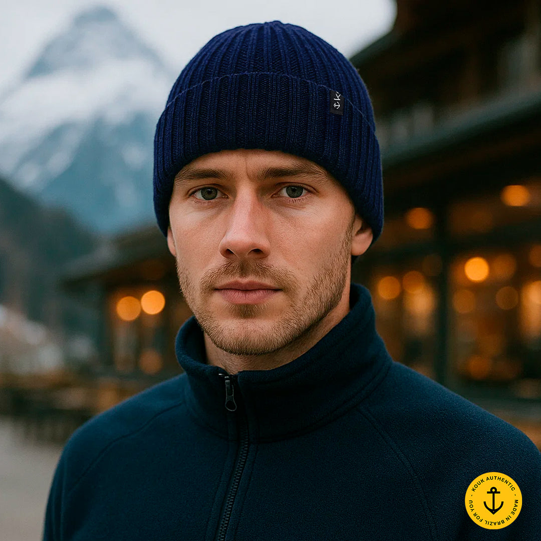 Gorro Americano Azul Marinho