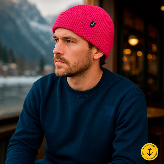 Gorro Lenhador Canelado Rosa Pink