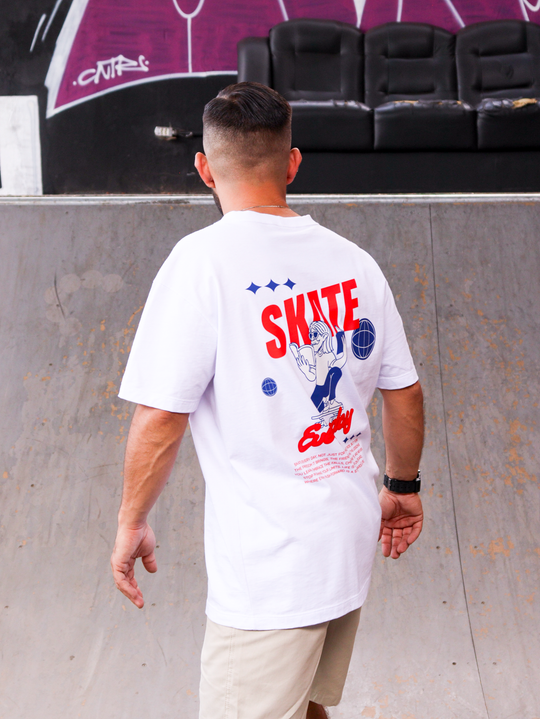 Camiseta Oversized Fit Skate Everyday