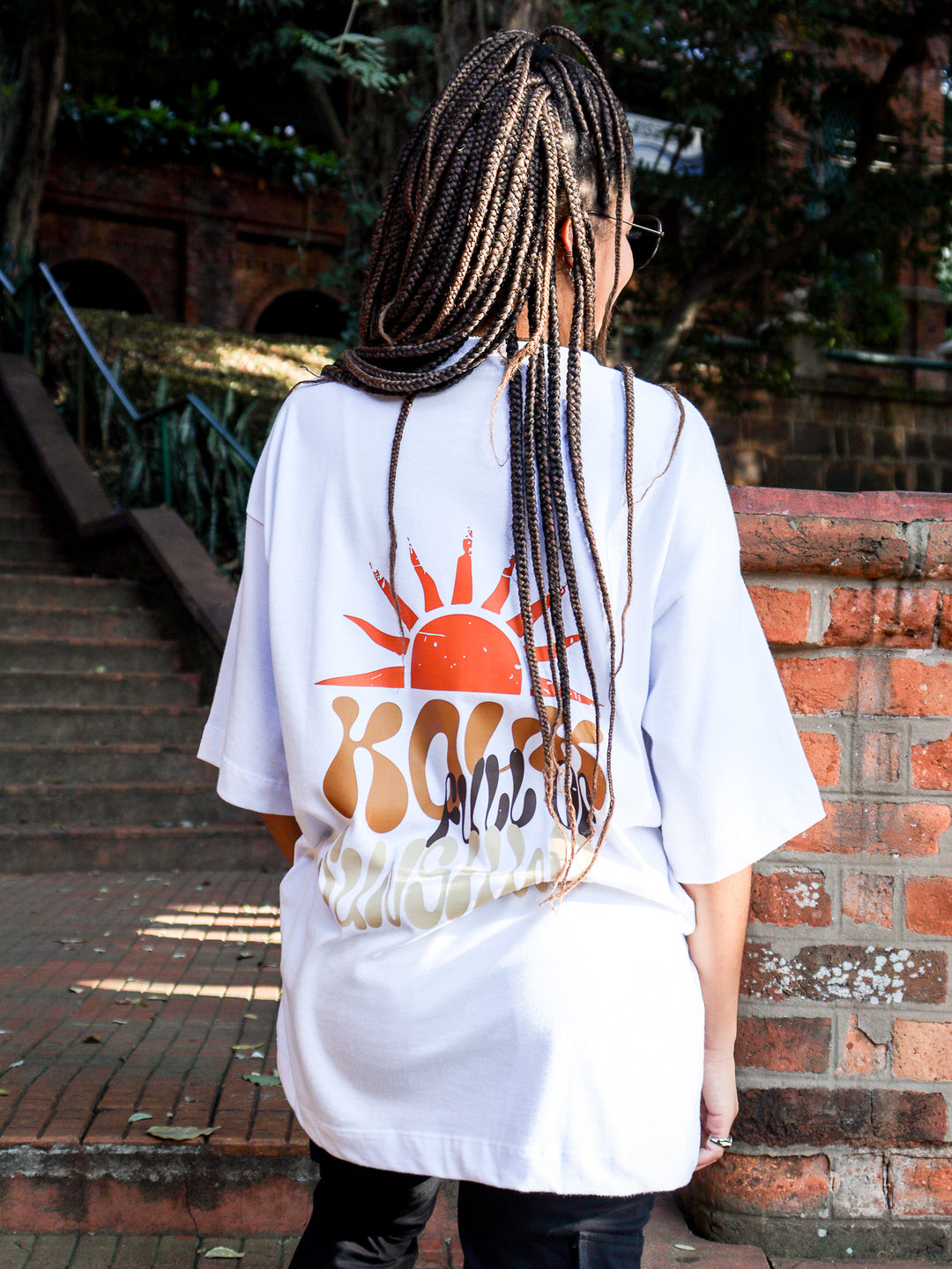 Camiseta Oversized Sunshine Branco