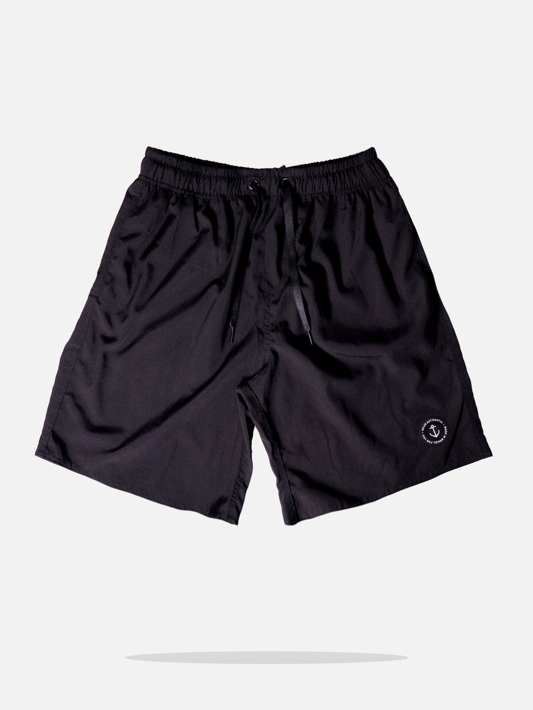 Shorts Summer Preto Tactel com Elastano Kouk Authentic
